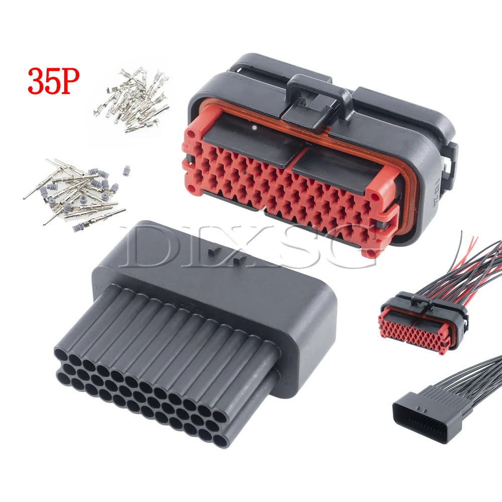 1 Set 35 Pin 776164-1 776163-1 776231-1 Car Waterproof Connector for New Energy ECU Automotive Controller PCB Plug