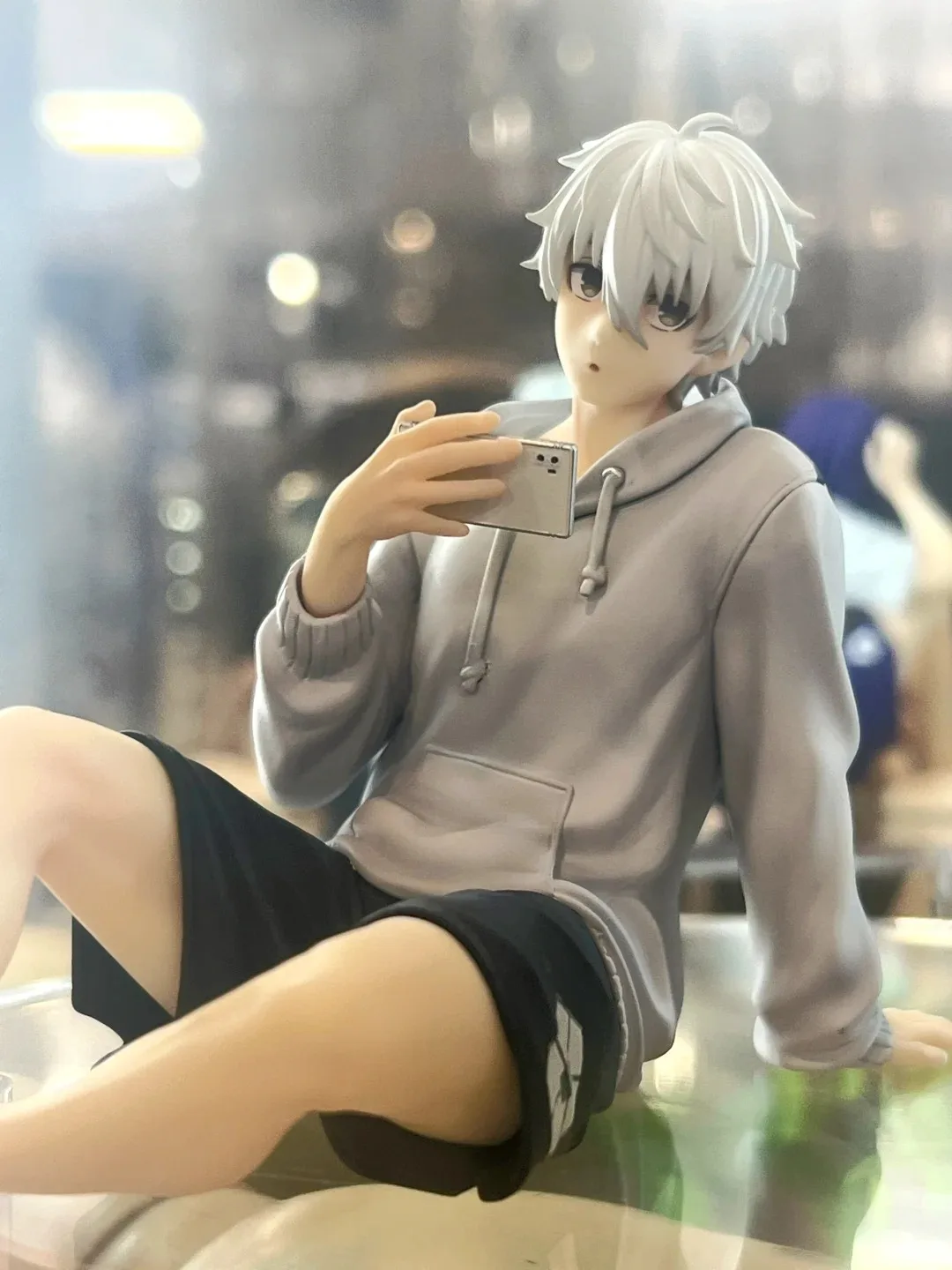 Neue 9cm Anime Blue Lock Nagi Seishiro Figur PVC Niedliche Tischdekoration Modell Spielzeug Kindergeschenk – Detail 3