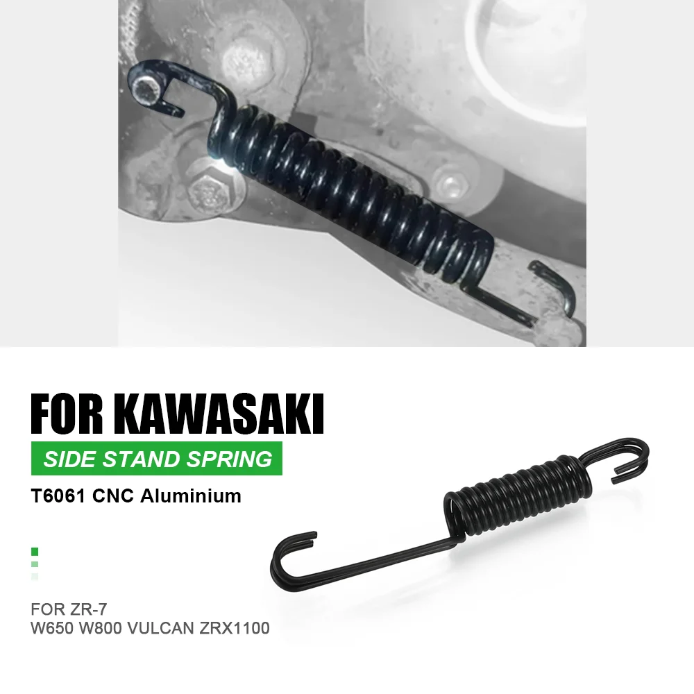 Side Stand Spring Kit For Kawasaki ZR-7 W650 W800 Vulcan 900 1600 800 1700 1500 /ABS ZRX1100 Parking Kickstand Springs Sprung