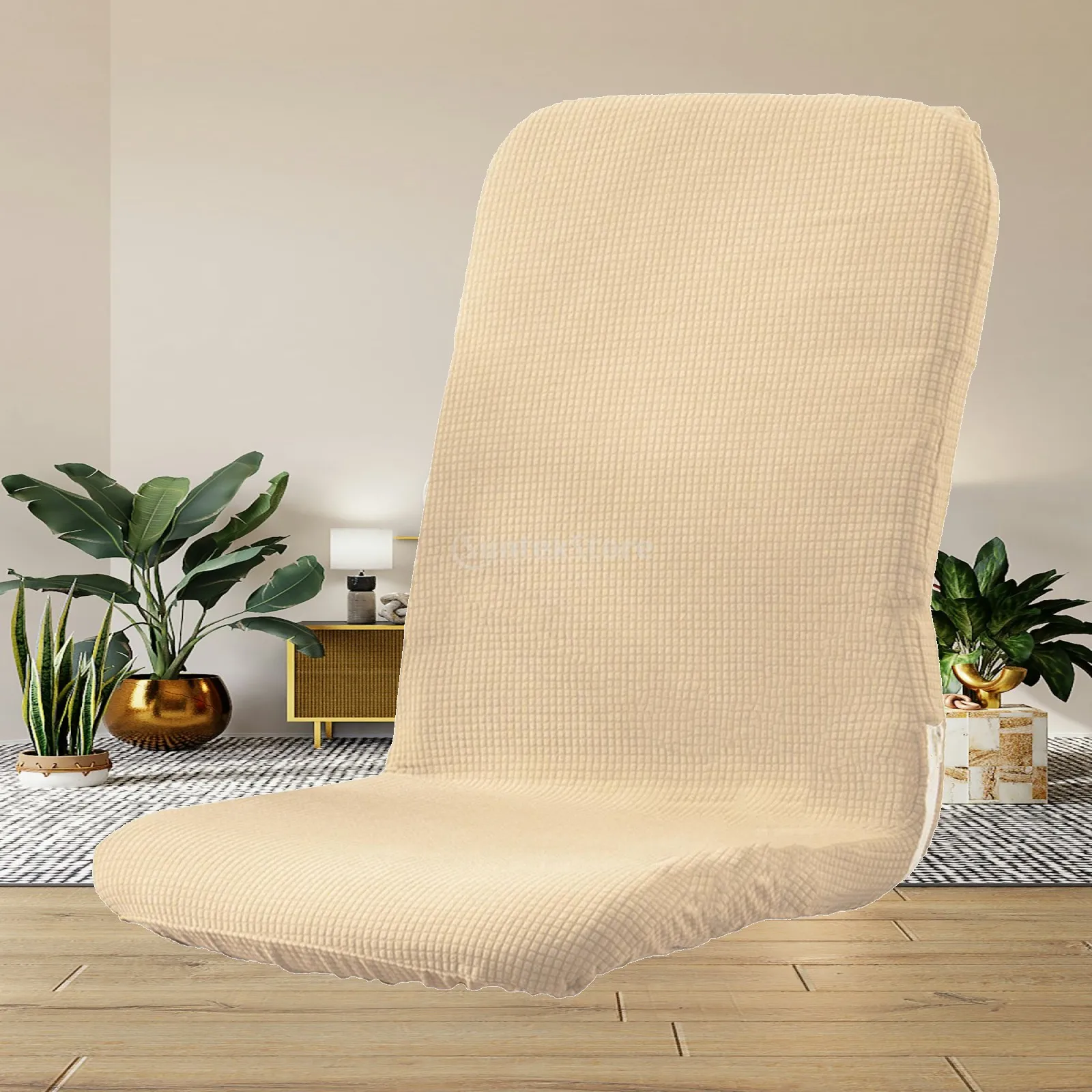 Anti-Dirty Rotating Stretch Office Computer Desk Cover Waterproof Elastic Covers Removable Slipcovers