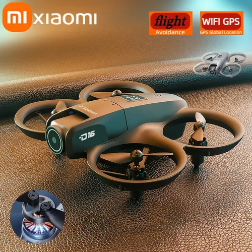 Imagen 1 del producto XIAOMI D16 Mini Drone 180 °   8K Ajuste eléctrico HD RC Cámara dual Fotografía aérea Quadcopter Evitación de obstáculos de cinco lados