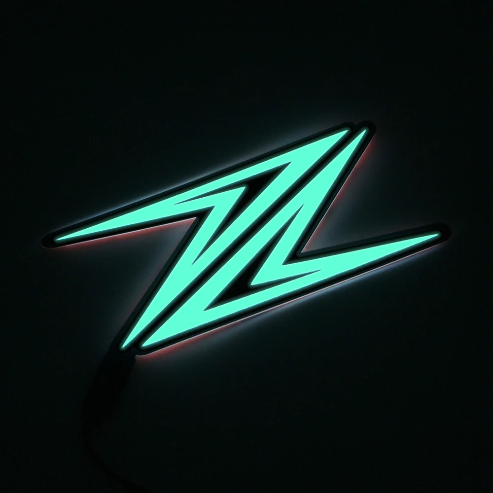 Flashing Stripe Luminous Sticker Signal Lamp Moto Night Riding Cold Light Signal For Kawasaki Z 250 300 400 650 750 800 900 1000