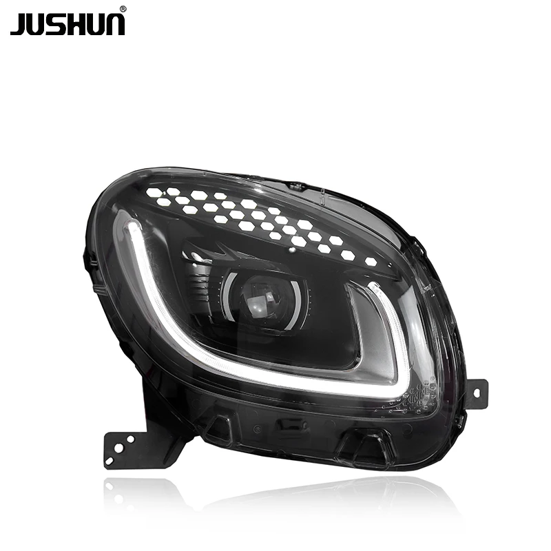 Car LED Headlight Assembly Suitable For Mercedes Smart W453 15-19 , Plug and Play Automotive Front Head Light