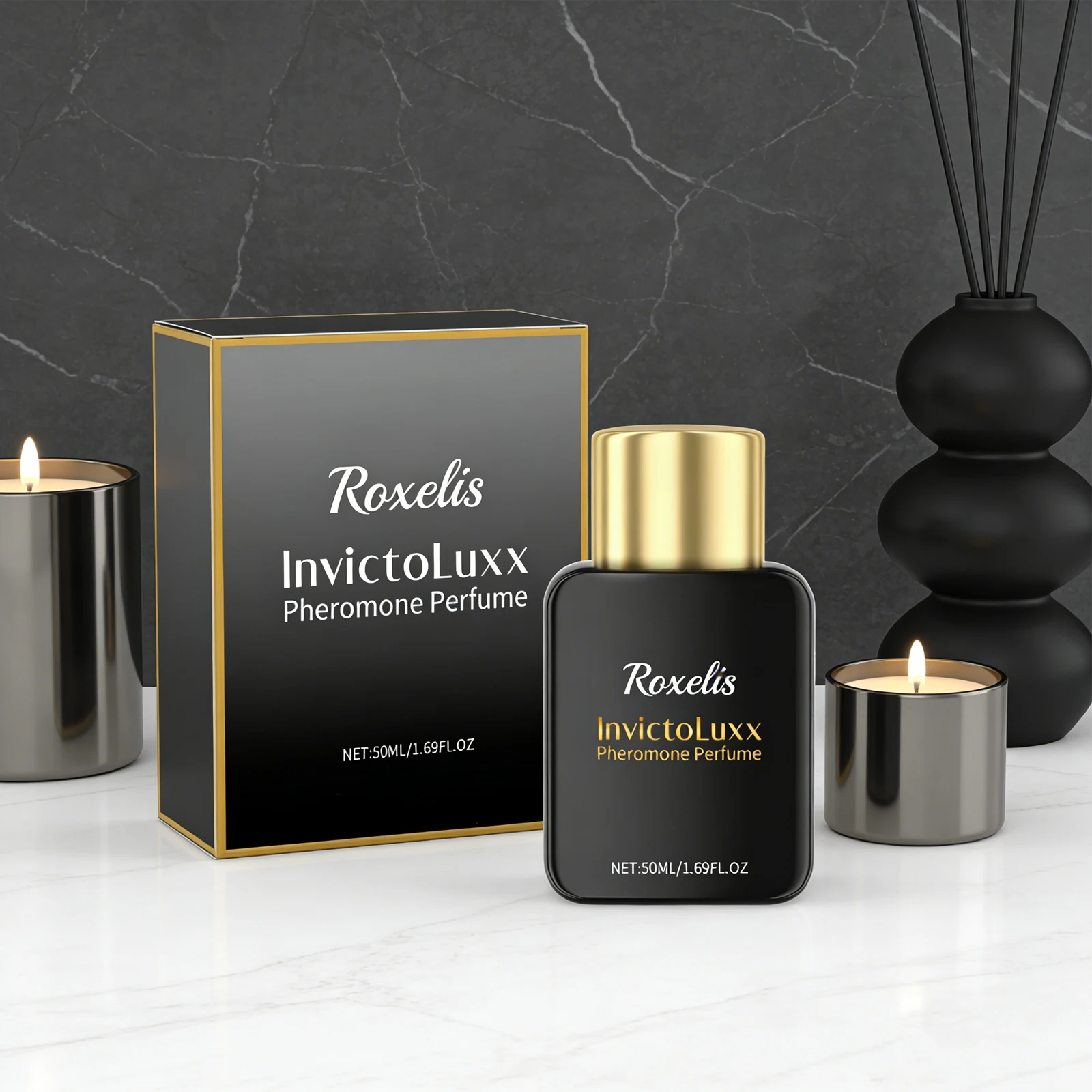 

Парфюм Roxelis 50 мл с феромонами и ароматом бергамота: легкий, свежий, романтичный, стойкий аромат, подчеркивающий очарование, идеально подходит для ежедневного использования.