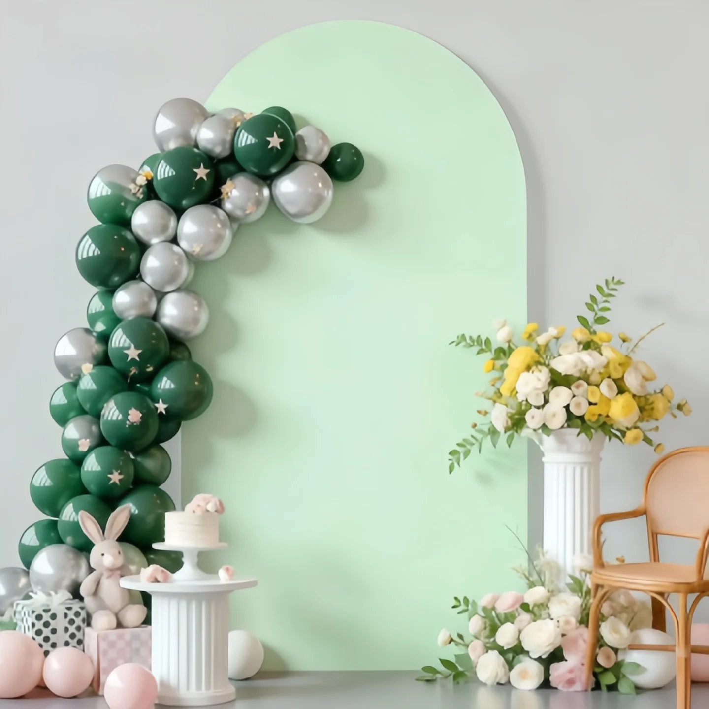 

Однотонный двусторонний арочный фон для фотосессий: детский праздник, свадьба, девичник, день рождения. Фиолетовый, синий. Фон для студии. На заказ.