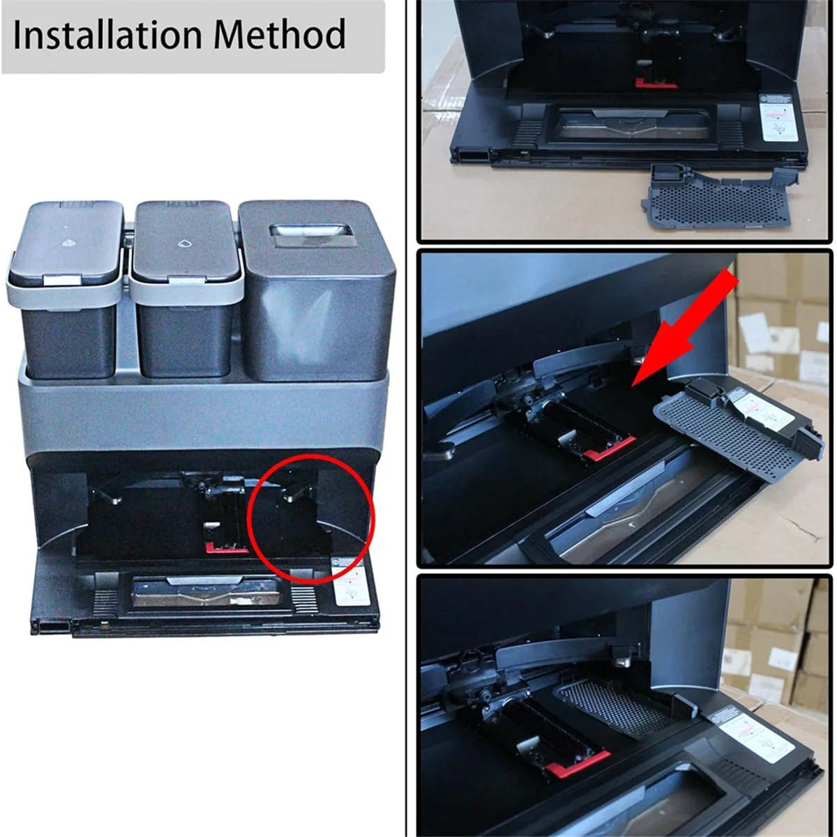 Maintenance Brush & Water Filter Assembly Accessories for Roborock S7 Max Ultra Fully Automatic Empty Wash Fill Dock