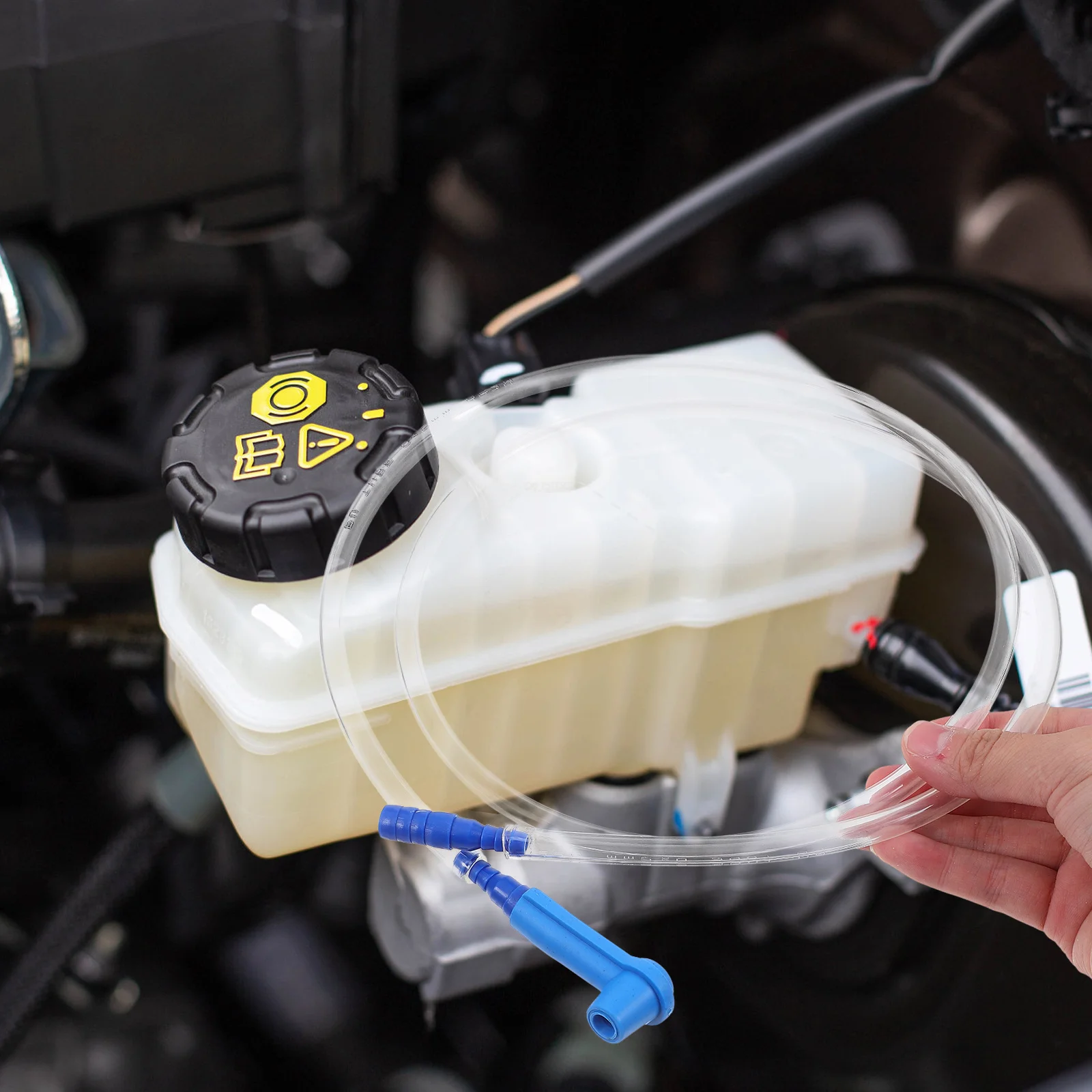 

1Set Brake Fluid Change Tool Efficient Bleeding Hose Kit for Replacement One Person Operation Leak Proof Valve Car