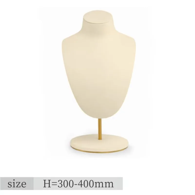 Luxury white minimalist jewelry display stand with free combination counter