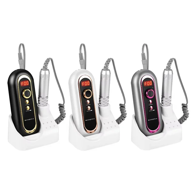 Custom Logo Portable Rechargeable Nail Drill 30000 RPM Electric File Kit for Removing Nail Gel Polish