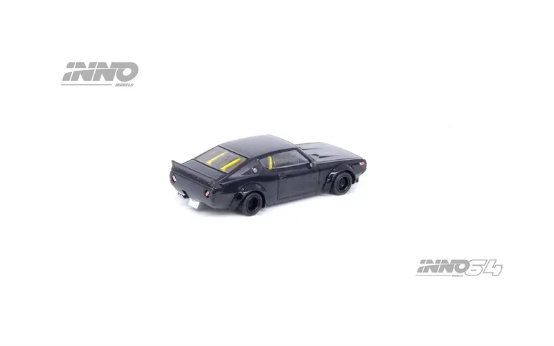 INNO 1:64 SKYLINE 2000 GT-R (KPGC110) KENMERI سيارة موديل أسود