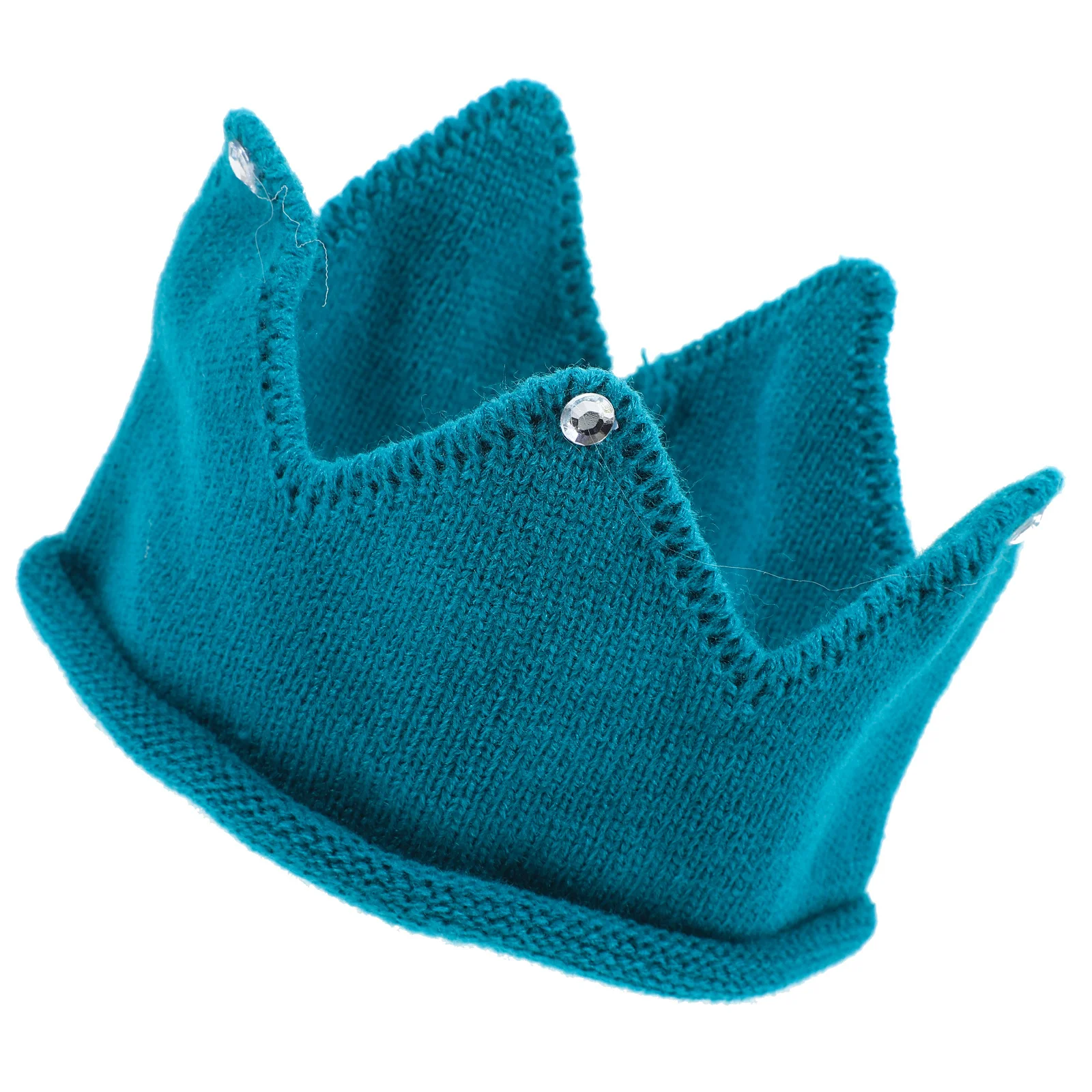 

Легкая детская шапка с короной, вязаная шапка для дня рождения, декоративная шиньон, детская корона, подарок для ребенка, элегантный прочный