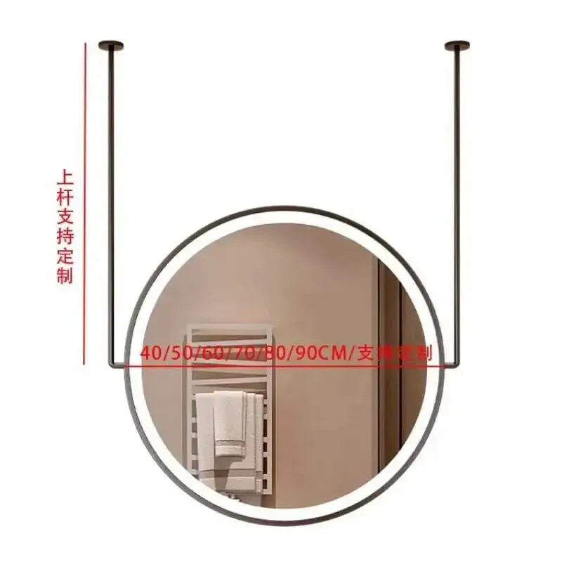 Wall Mirror Decoration Living Room Decorative Ornaments Boho Home Decor Aesthetic Small Appearance Increases Whole Body Mirror