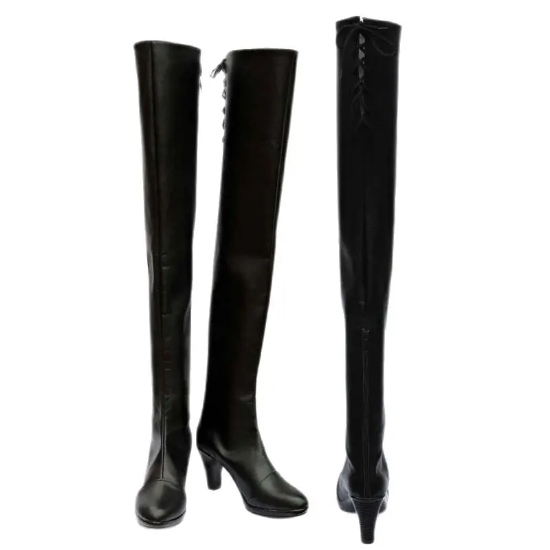 New  NieR Game Replicant 2B 9S YoRHa Boots Cosplay Shoes custom made
