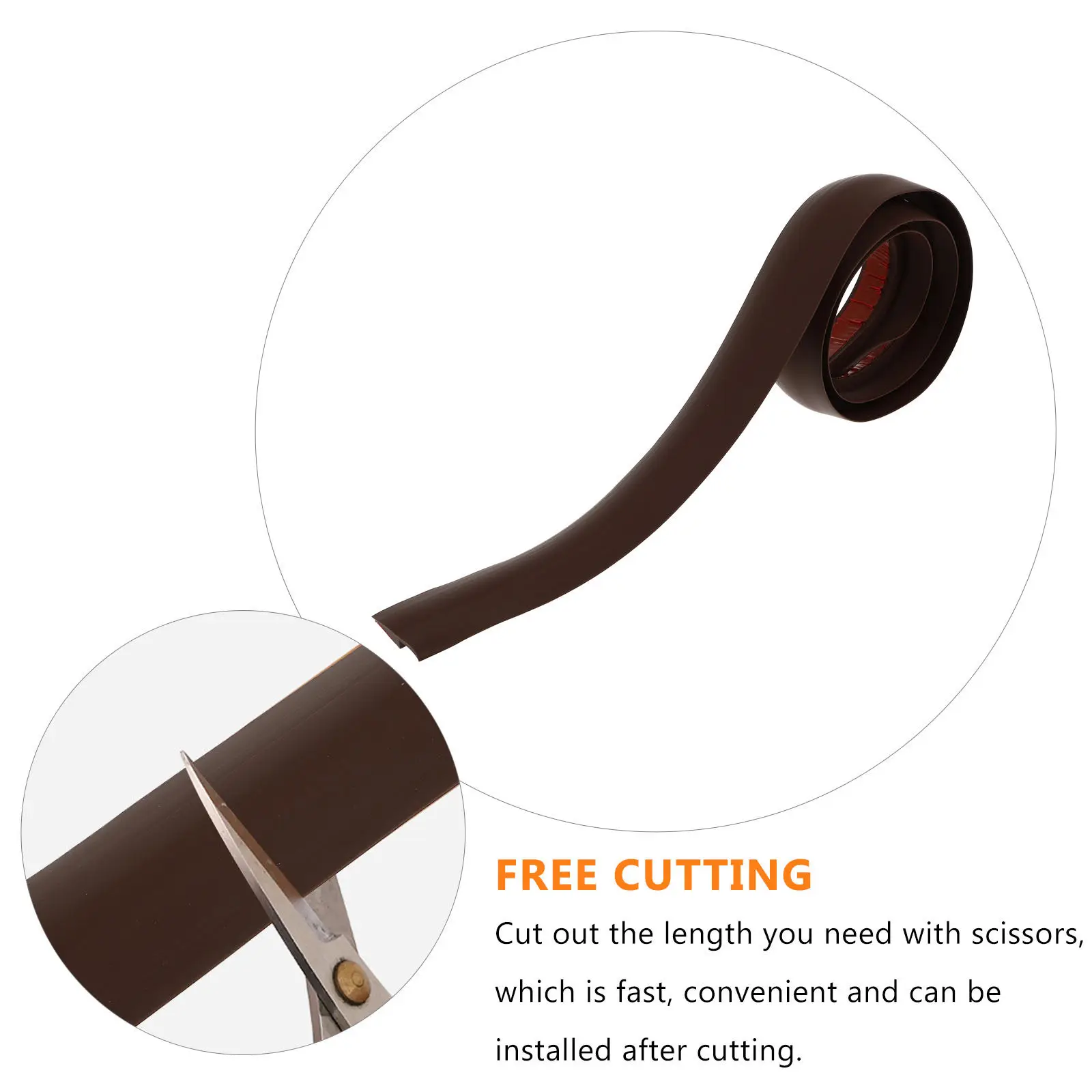 Faixa de Transição Autoadesiva de PVC para Pisos, Revestimentos e Carpetes