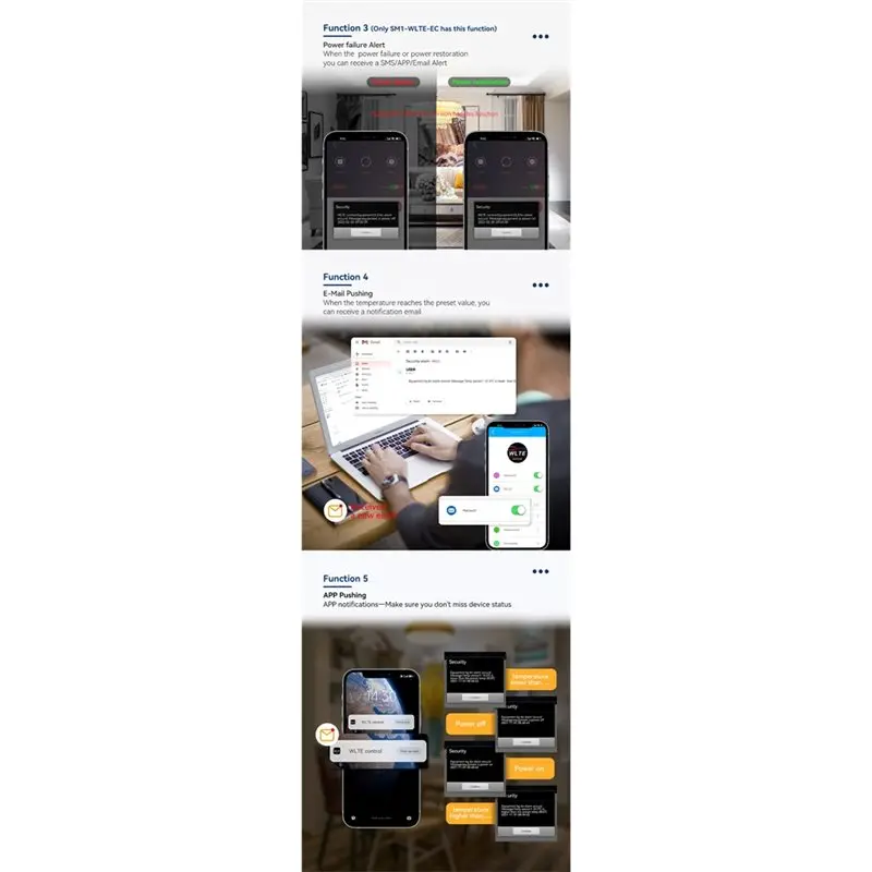 Remote Power Switch Relay Controller Call Smart Motor Door Lock Gate Opener Wireless Remote Switch Timer Automation-Y41A