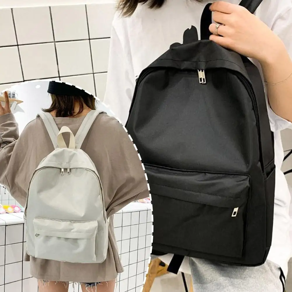 Cartable japonais pour femmes, sacs de campus simples, version loisirs, style sac à dos pour étudiantes, Ins coréen H6U7