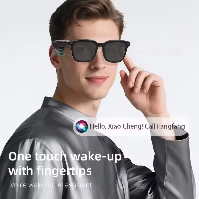 Lenovo AI Smart Glasses AI Translation 8MP HD Camera 4K Shooting Image Bluetooth Call Recording Music Smart Sunglasses 2026 New image 6