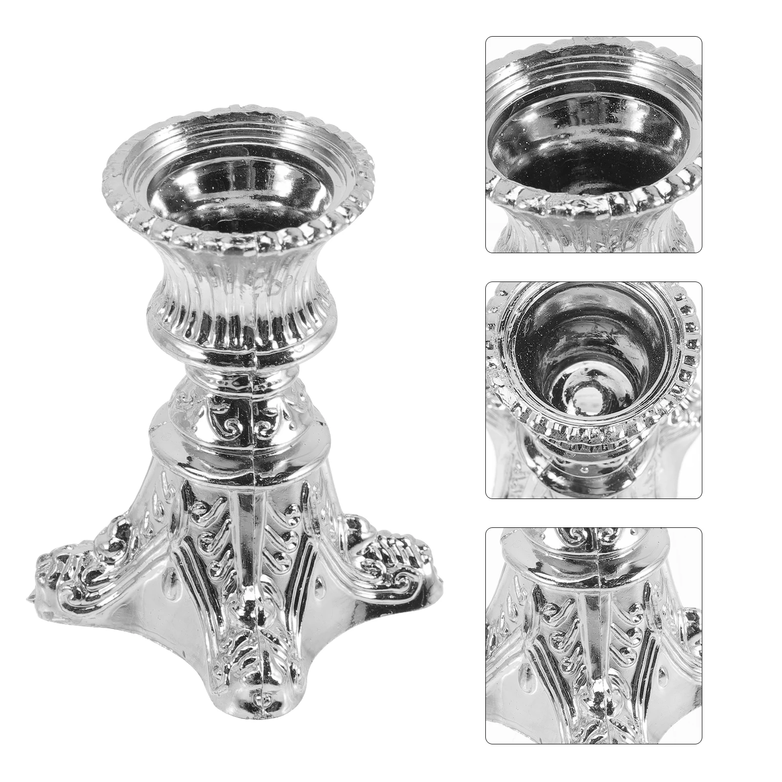 

12 Pcs Candlestick Jewelry Candlesticks Holder Valentine's Day Decoration Table Wedding Decorations