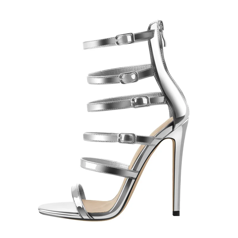 Onlymaker Vrouwen Peep Toe Zwarte Matte Enkelwikkel Sandalen Gekruiste Band Dunne Hoge Hakken Stiletto 'S Klassiekers Zomer Sandalen