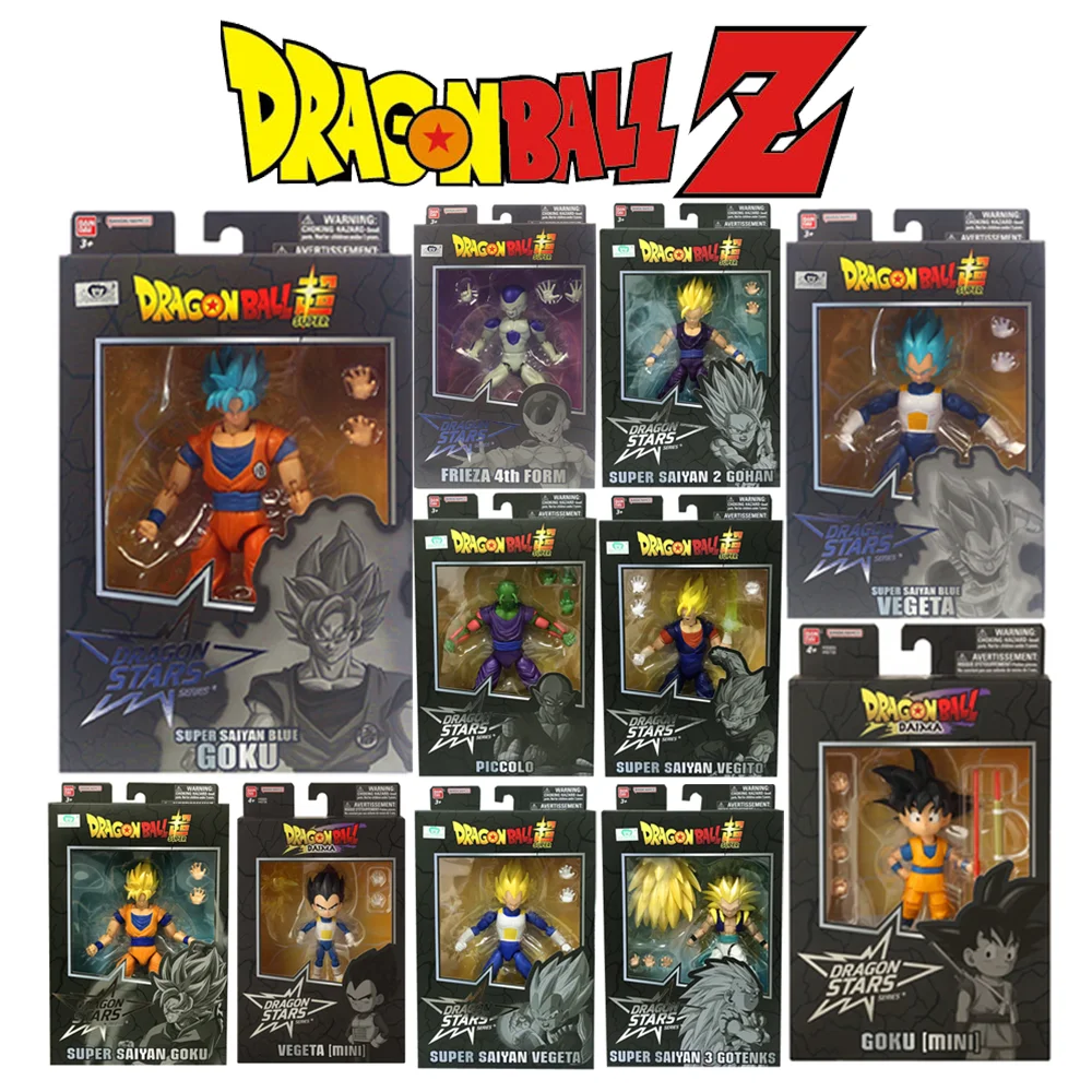 

Anime Dragon Ball Figure Super Saiyan Frieza Piccolo Vegetto Son Gohan Gotenks Son Goku Action Figure Collect Mini Model Toy