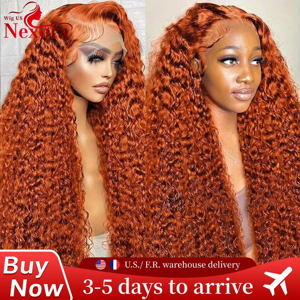 

Вьющийся парик из натуральных волос на кружеве 13x4 Hd, имбирь 350, оранжевый цвет, волна воды, плотность 200%, 30 дюймов, глубокая волна, 13x6, кружевной фронтальный парик