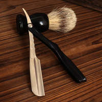Feather Razor Vintage Classic Manual Change Blade Shaving Razor Retro Folding Knife Holder Men Shaving Barber Tools Gift