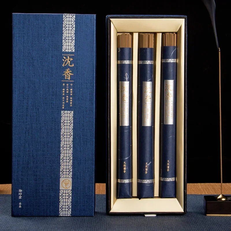 

Taiwan Natural Agilawood Stick Home Sleep Aid Indoor Sandalwood Incense Shen Xiang White Sandalwood Gift