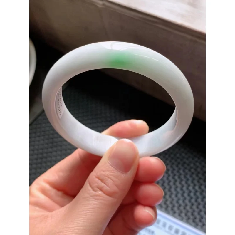 Miaoyang Green Myanmar a Genuine Good Jewelry Ring Jade Bracelet