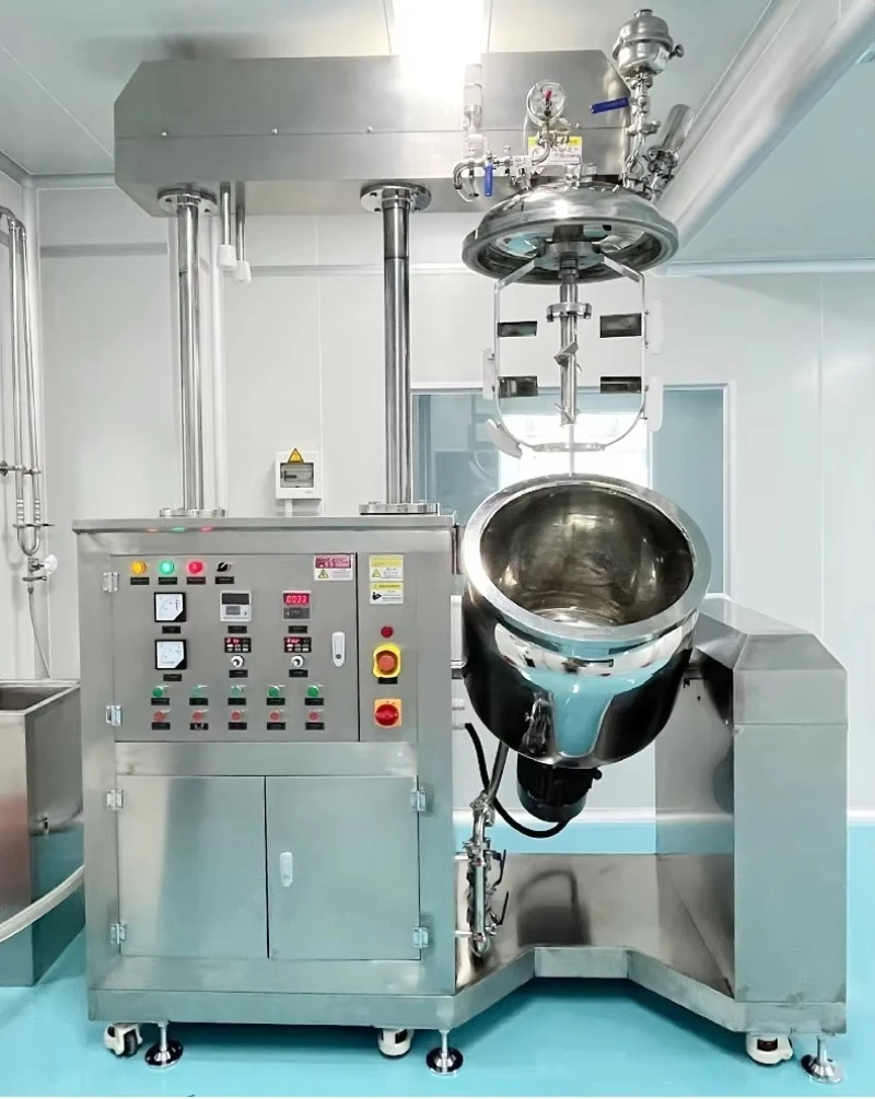 Custom Industrial Vacuum Emulsifier Machine,Factory Customized Hydraulic Lift Emulsification Equipment High Performance