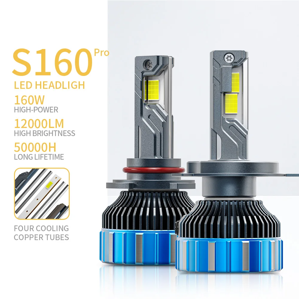 Oprah 2pcs High Power 320W LED H4 H7 Car Headlight Bulbs H11 9005/HB3 9006/HB4 Canbus Turbo Headlamp Lighting Kit Fog Light 12V