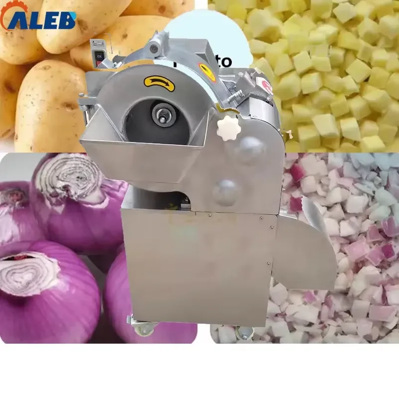 

YWM Certificate Commercial Electric Vegetable Chopper Cube Cutting Machine for Potato Carrot Mango Onion