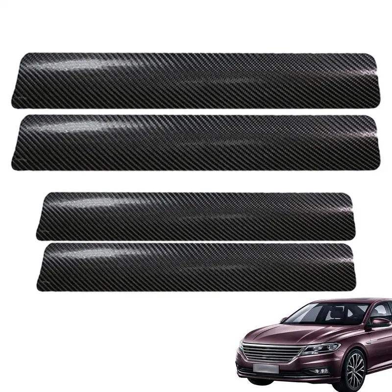 

Защита края автомобиля, 4 шт., полоса бампера, входная нашивка для транспортных средств, эффективная защитная полоса для бампера, защита от царапин, ступенчатый щиток