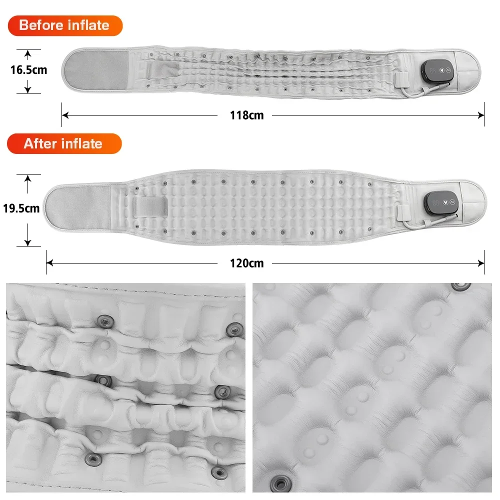 Pas podtrzymujący ciepło pleców Ogrzewana orteza talii z 3-biegową regulacją temperatury Podgrzewany pas pleców Ogrzewacz brzucha Podparcie lędźwiowe