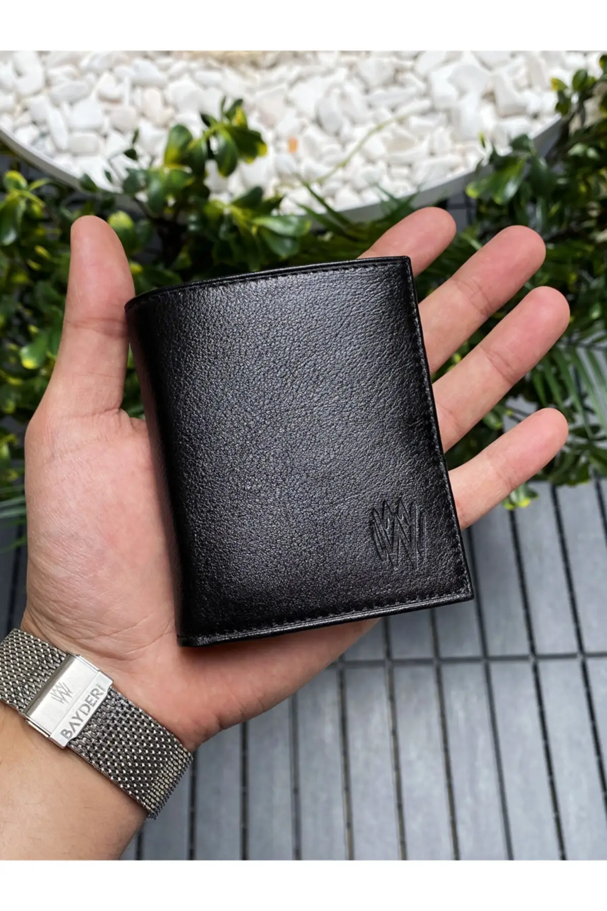 Genuine Leather Handy Black Gentle Wallet with Coin Holder Gifts for Men Multi Compartment Money Bags Father's Day