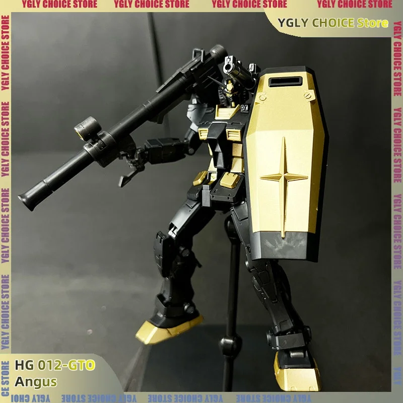 hg 1/144 012-GTO Yuanzu Angus black and gold colorway Action Figure Assembly Model Kit Toy Christmas Gift for Kid