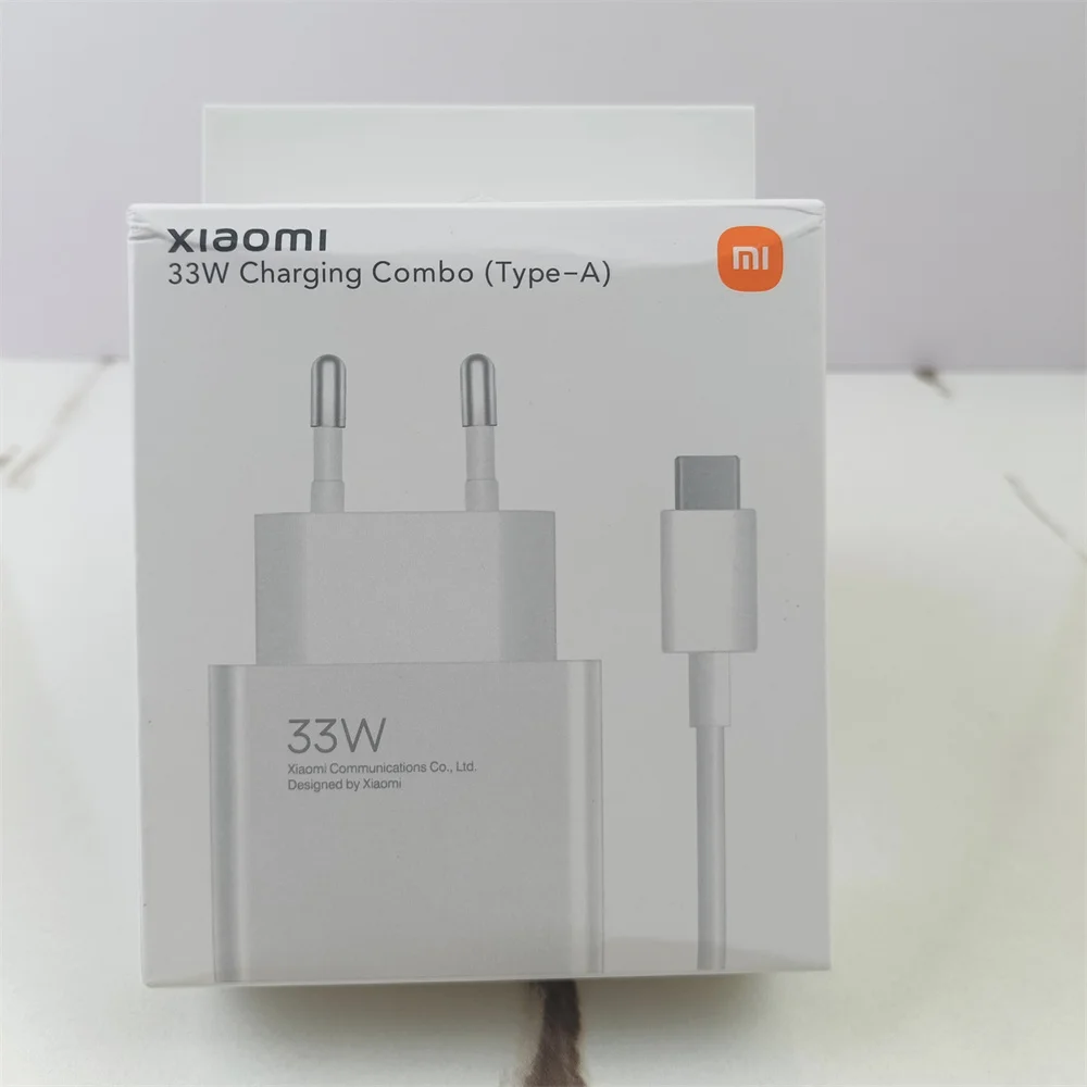 

Быстрое зарядное устройство Xiaomi 33 Вт EU Turbo Charge для Mi 11 10 10T Lite NE 5G POCO F2 X3 M4 Pro NFC Redmi Note 10 9 8 K30 6A Кабель типа C