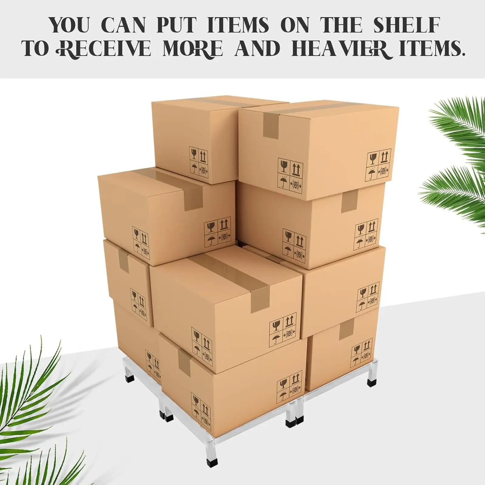 

Прочная металлическая напольная полка-стеллаж для хранения, подставка для растений, для супермаркета, офиса, кухни, гаража