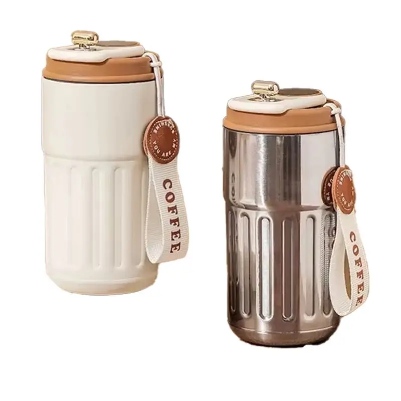A74E-Stainless Steel Insulated Cup Display Temperature Coffee Cup Intelligent Car Mounted Water Cup Gift Drinking Tool