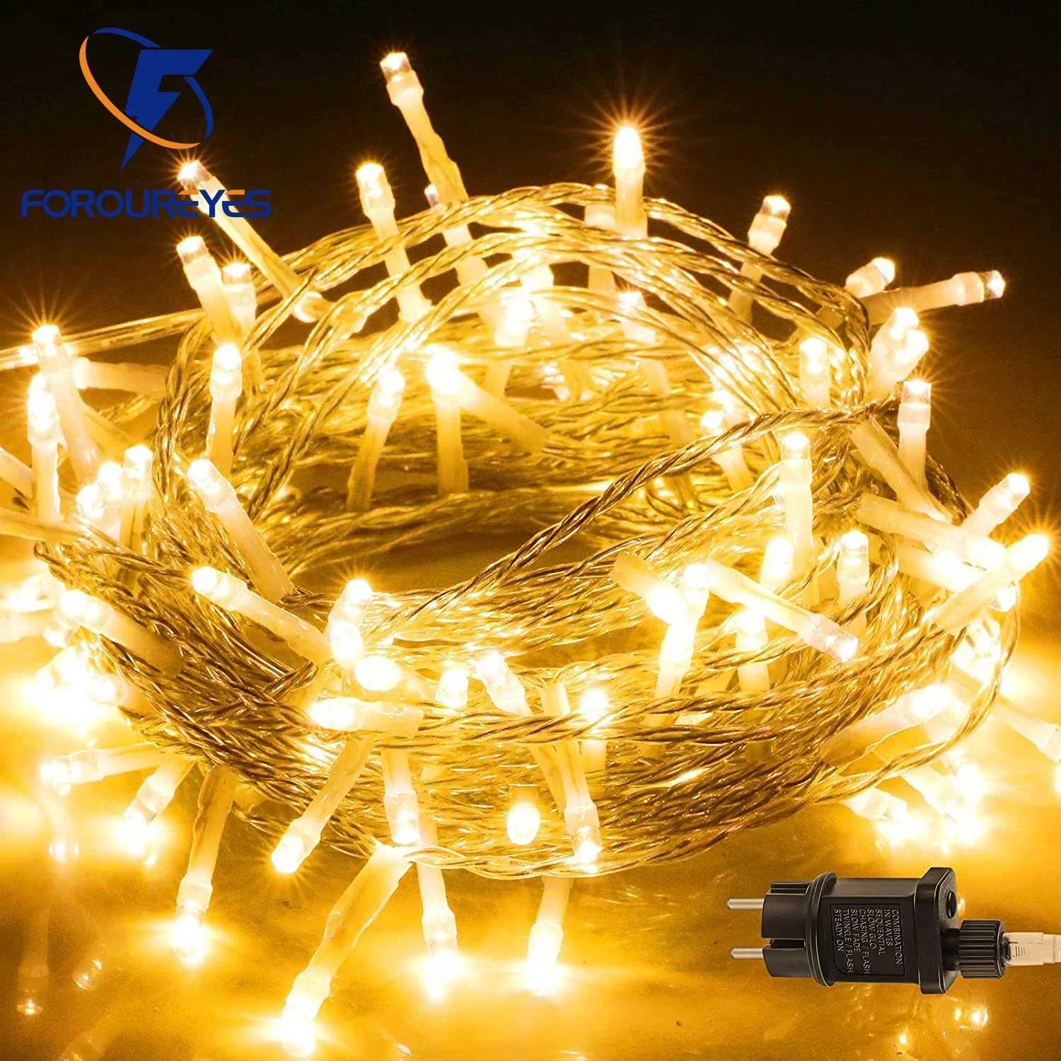 LED Christmas Fairy Lights Waterproof 10M-100M 8 Modes 24V-36V Holiday Wedding Party String Decor For Lighting Celebration