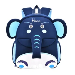 Custom Name New Kindergarten School Bag Cartoon Cute Baby Mini Children's Bag Diving Material Lightweight Anti Loss Backpack