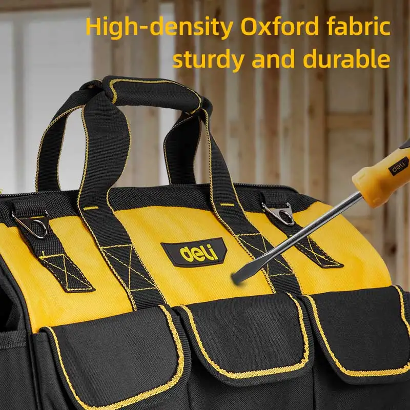 Imagem -04 - Deli-multifunctional Tool Bags Bolsa Elétrica Impermeável Resistente ao Desgaste Grande Capacidade Armazenamento Oxford Cloth 13 16 17 18