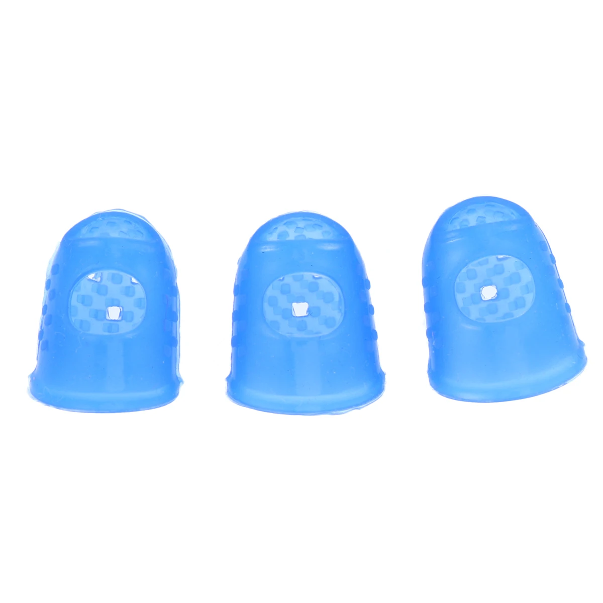 

3 pcs Anti-scalding Anti-slip Finger Covers Flexible Fingertip Grips Guitar Counting Paperwork Protectors Silicone