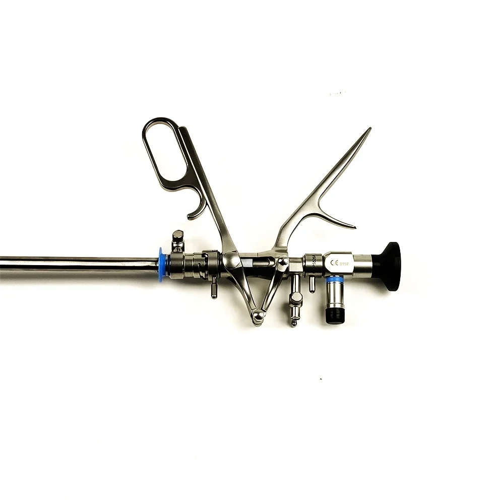 Urology Lithotripter Equipment Straight Ureteroscopy Lithotriptoscope Set Stone Punch With Sheath And Visual Obtuator