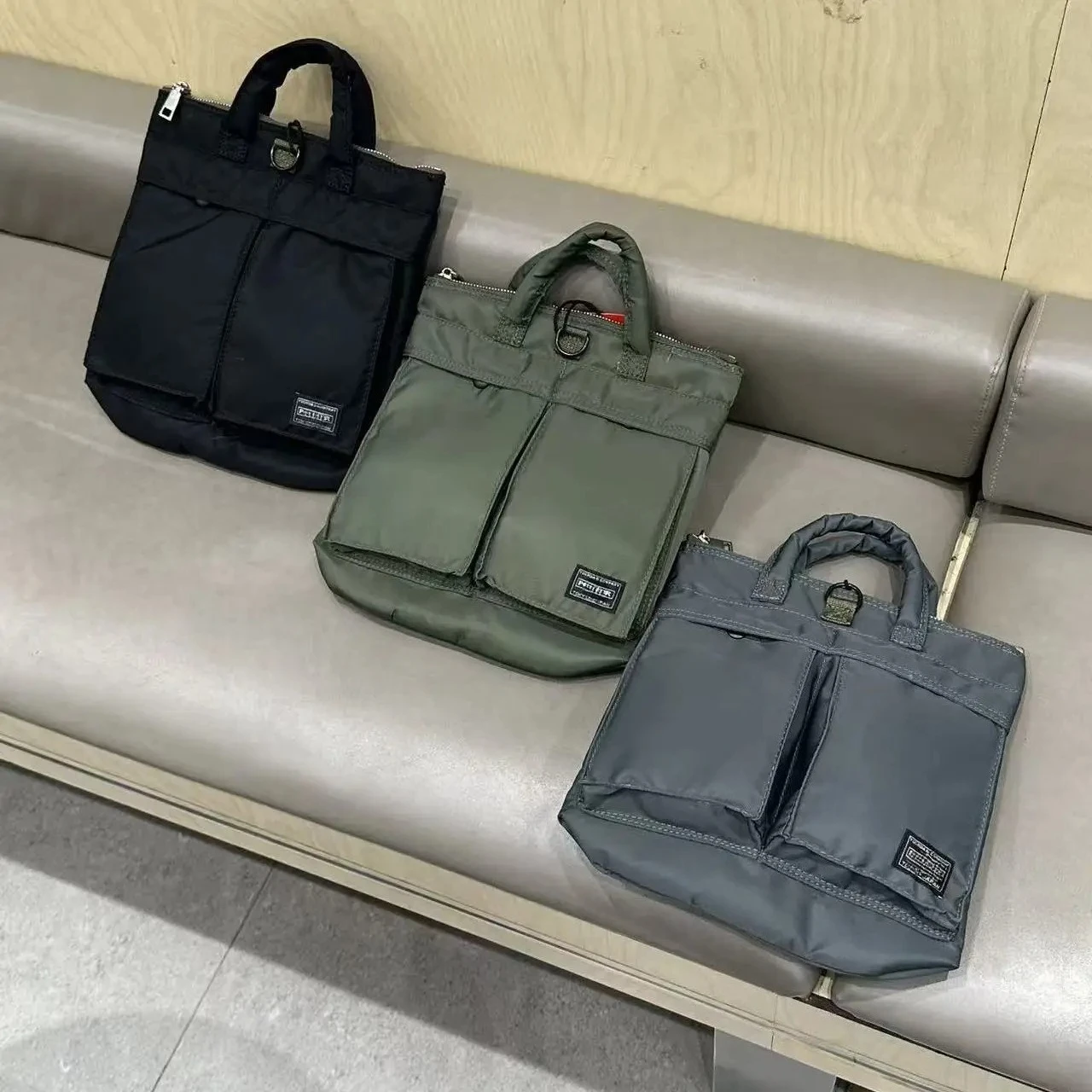 

2026 Por Classic Utility Backpack, Large Capacity Nylon Drawstring Rucksack, 2026 Spring Commuter Travel Daypack for Men & Women