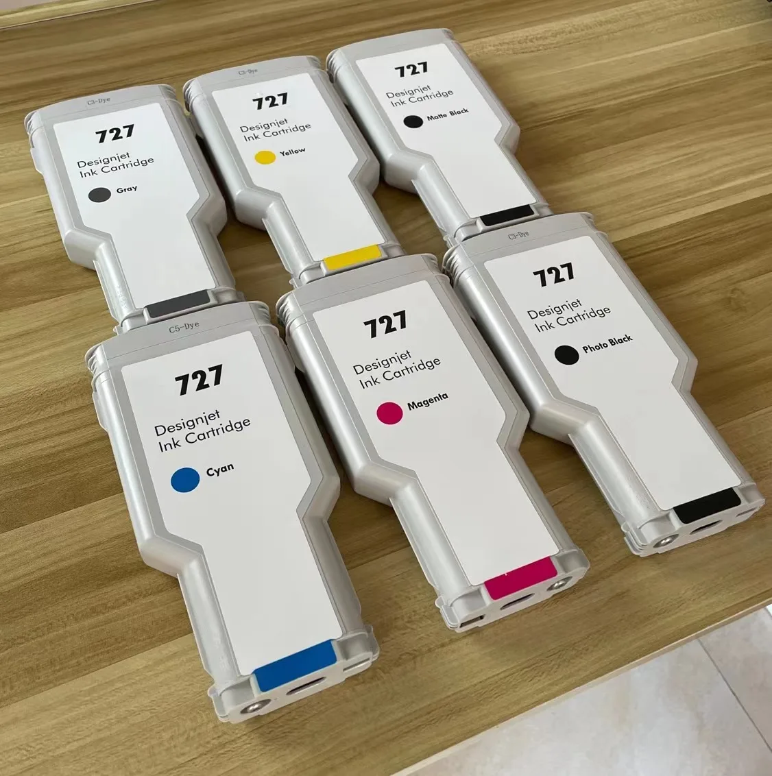 727 Ink Cartridge with Chip Compatible for HP 727 HP727 T920 T930 T1500 T1530 T2500 T2530 Printers Inkjet Cartridge