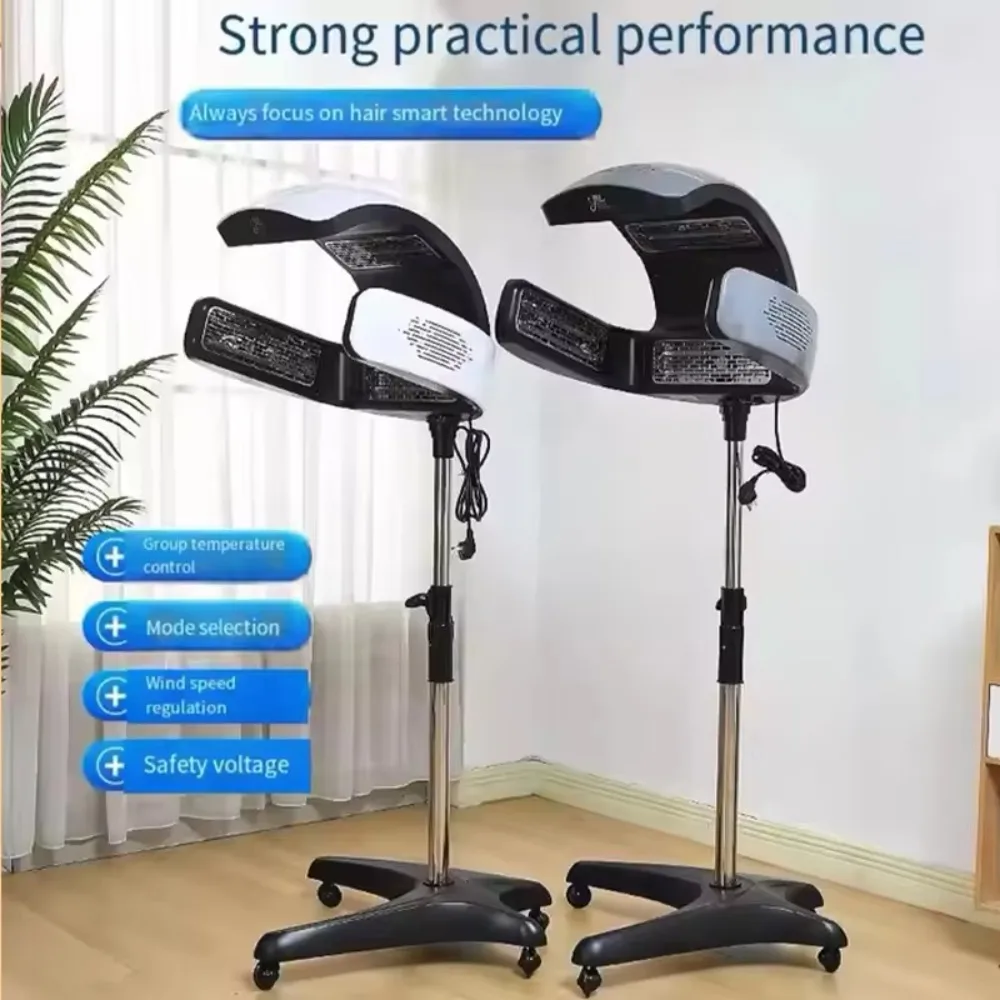 Stand Hair Dryer Accelerator Professional Salon Infrared Hair Color Processor Perm Drying Machine With Wheels