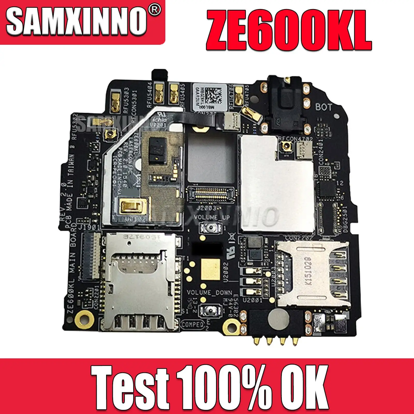 

For Asus ZenFone 2 Laser ZE600KL Motherboard Original test working