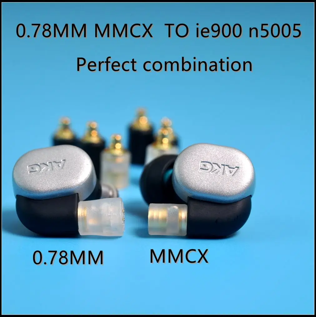 MMCX Converter 0.78MM Headset Converter Plug IE900 N5005 IE40PRO mmcx to qdc JH EXK ie8 HD650 MH334 EAR