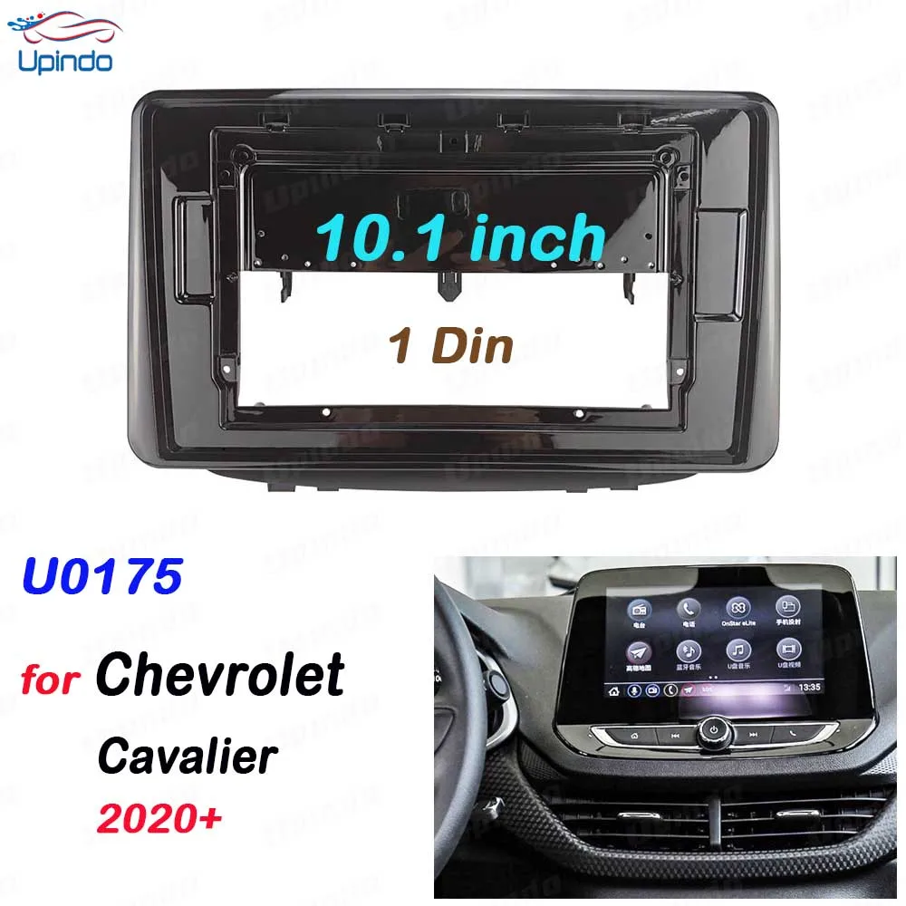 

Alone Din 10.1 Inch Car Radio Installation GPS Plastic Fascia Panel Frame for Chevy Chevrolet Cavalier 2020+ Dash Mount Kit
