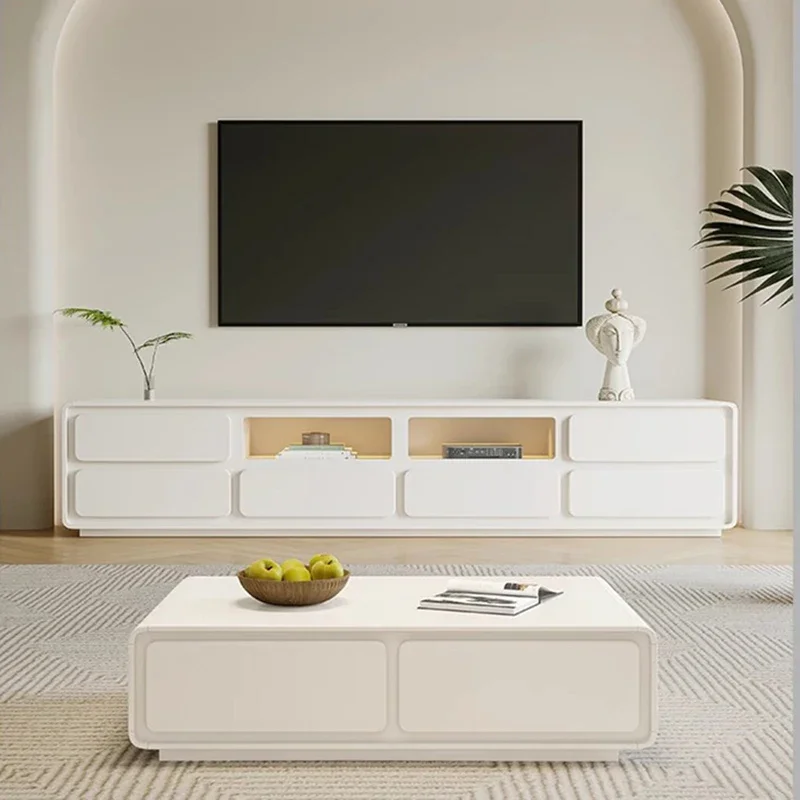 Vertical Modern Tv Stand Cabinet Storage White Console House Tv Stand Cabinet Minimal Drawers Stojaki Telewizyjne Decorations